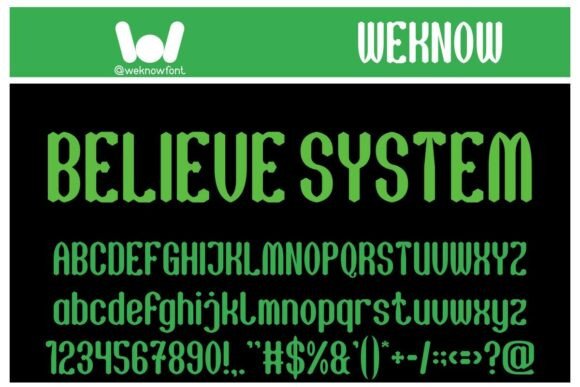 Believe System: A Groovy, Retro-Inspired Sans Serif Font