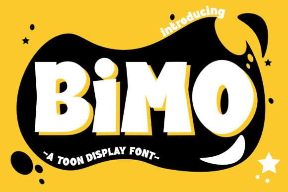 Bimo Toon: The Playful Display Font for Bold Creatives