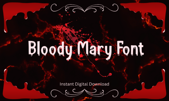 Bloody Mary Font: Capturing Horror in Your Design