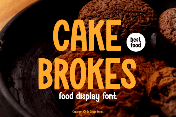 Cake Brokes: A Deliciously Bold Font for Your Brand