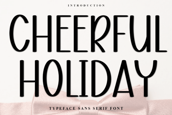 Cheerful Holiday: Your Go-To for Modern, Festive Design
