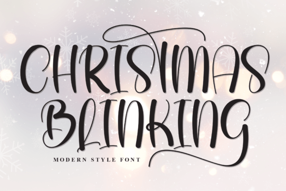 Christmas Blinking: A Font That Feels Like a Hug