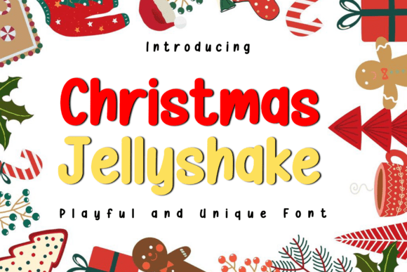 Christmas Jellyshake: A Sweet Treat for Festive Design