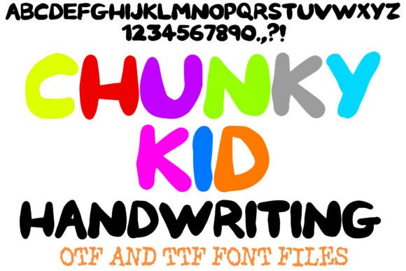 Chunky Kid: The Playful Font for Authentic Design