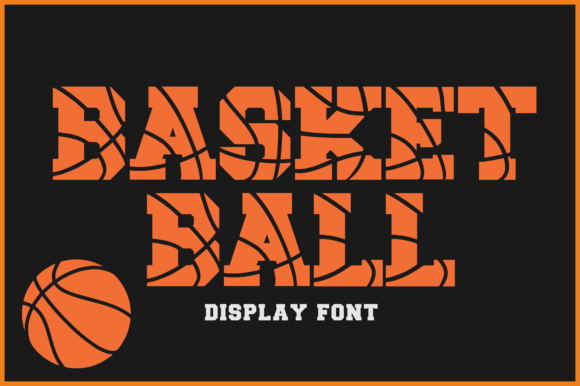 Court-Side Energy: The Basketball Display Typeface