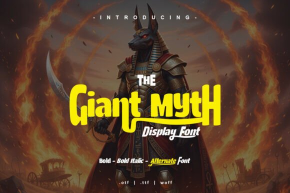 Giant Myth: A Typeface for Epic Visual Storytelling