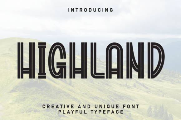 Highland: A Handwritten Font with Heart