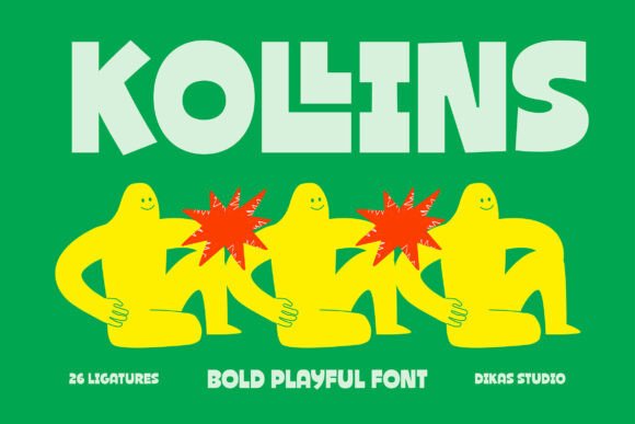 Kollins: A Bold Hand-Drawn Sans Serif for Unforgettable Projects