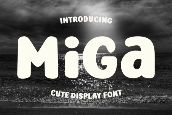 Miga: The Ultra-Chunky Display Font That Radiates Joy