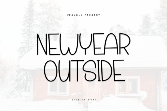 Newyear Outside: Embracing Playful Typography for Winter Projects