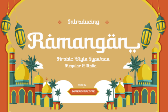 Ramangan: An Arabic-Style Display Font for Modern Design