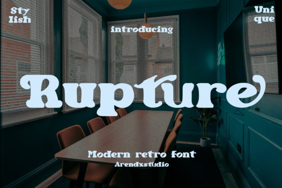 Rupture: The Display Font with a Dual Personality