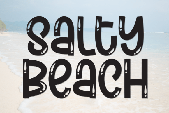 Salty Beach: More Than Just a Pretty Font