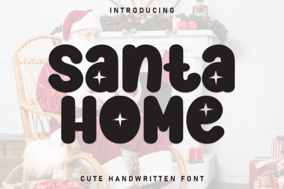 Santa Home: A Handwritten Font with a Heartfelt Touch