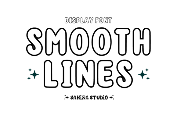Smooth Lines: The Display Font for Modern Creativity
