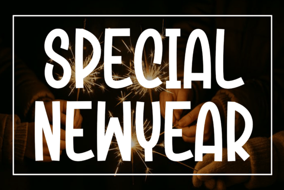 Special Newyear: A Modern Display Font for Elevated Branding