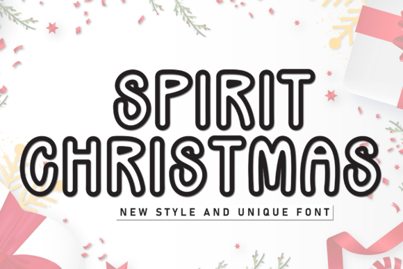 Spirit Christmas: A Friendly Font for Modern Designers