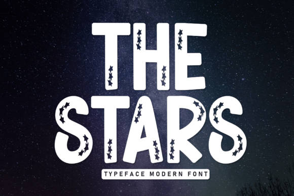 The Stars: A Font That Feels Like a Celebration