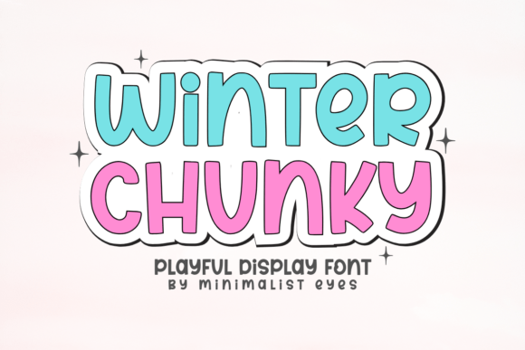 Winter Chunky: A Bold Display Font for Creative Projects
