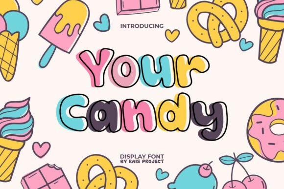 Your Candy Font: A Sweet Design Asset for Playful Projects